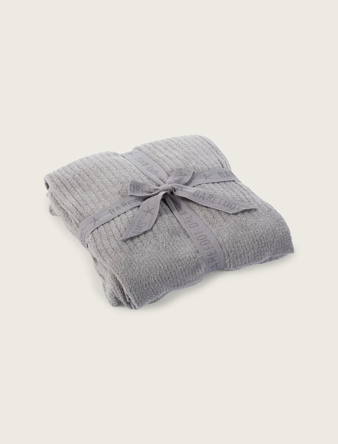 CozyChic Ribbed Throw PEWTER