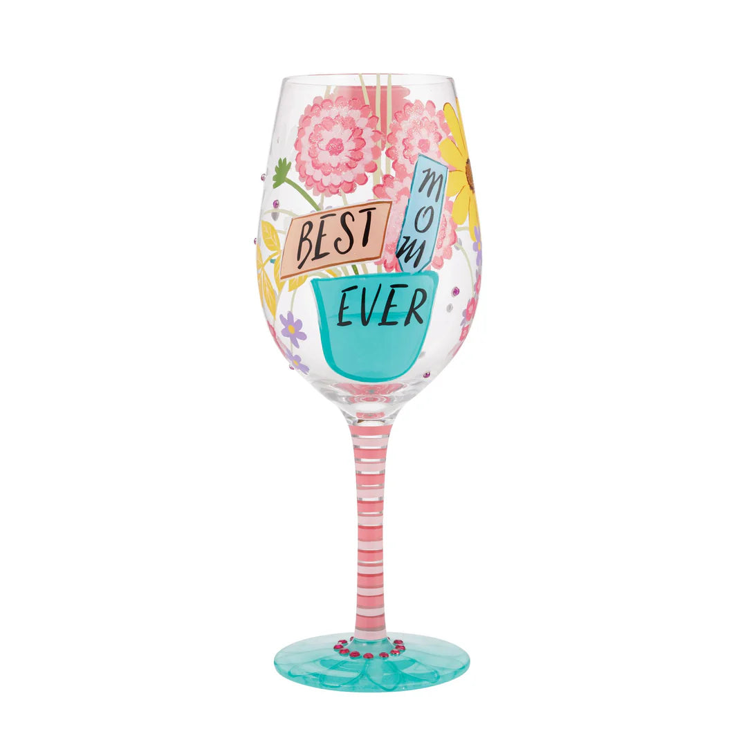 LOLITA Wine Glass Best Mom Ever