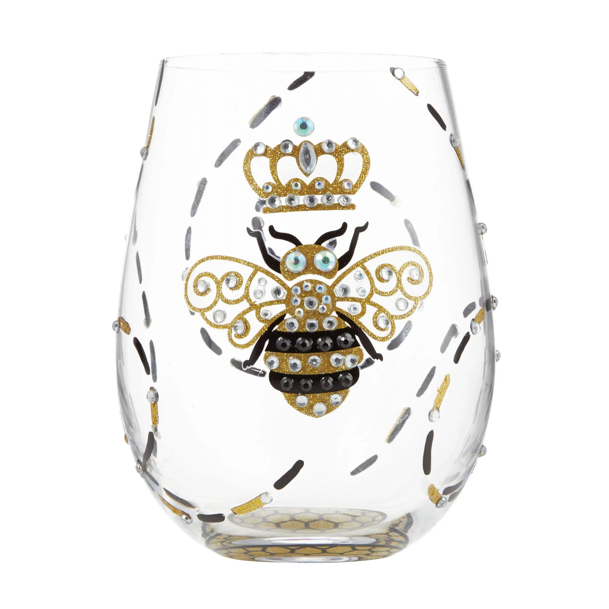 LOLITA Stemless Wine Glass Queen Bee