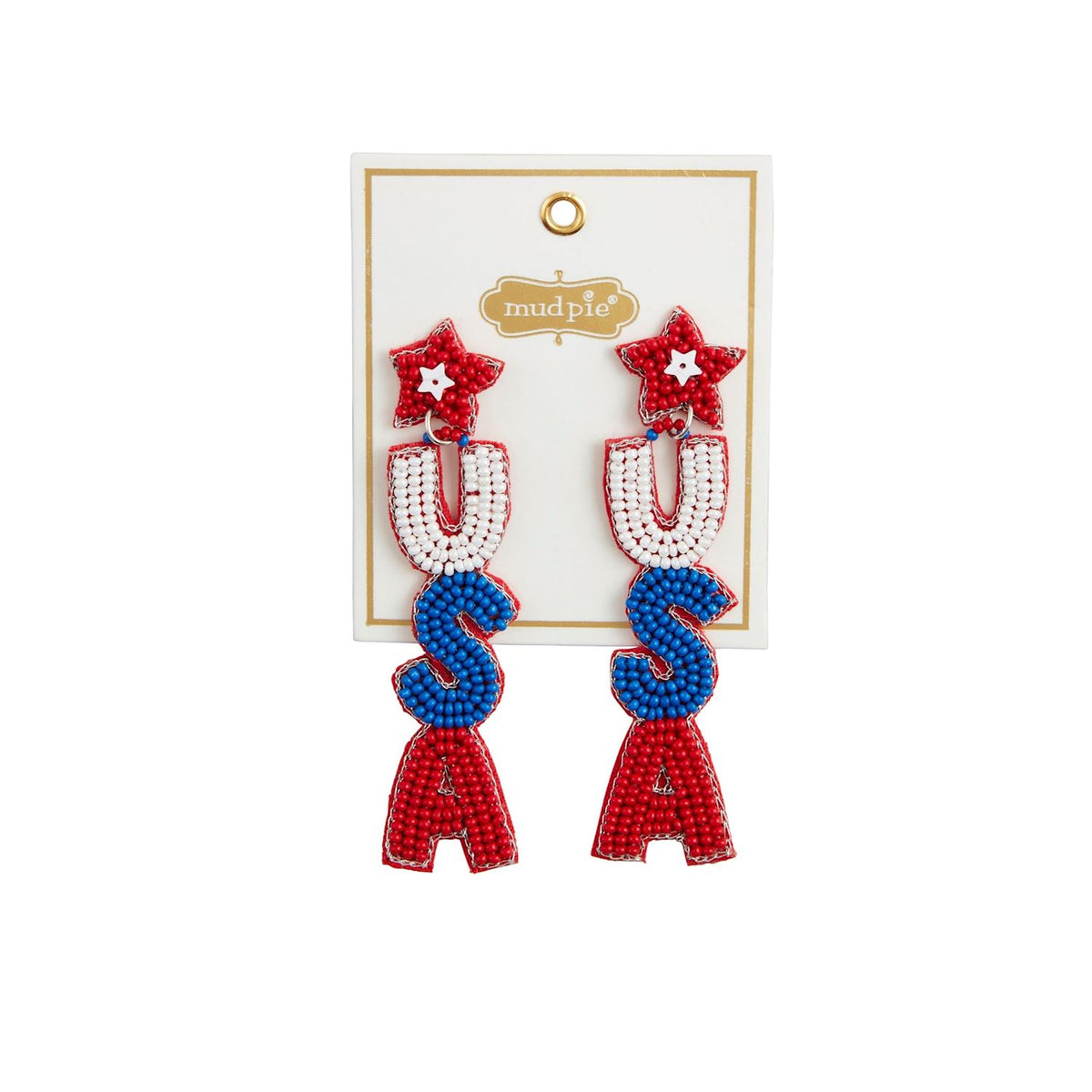 4th Of July Earring-Usa