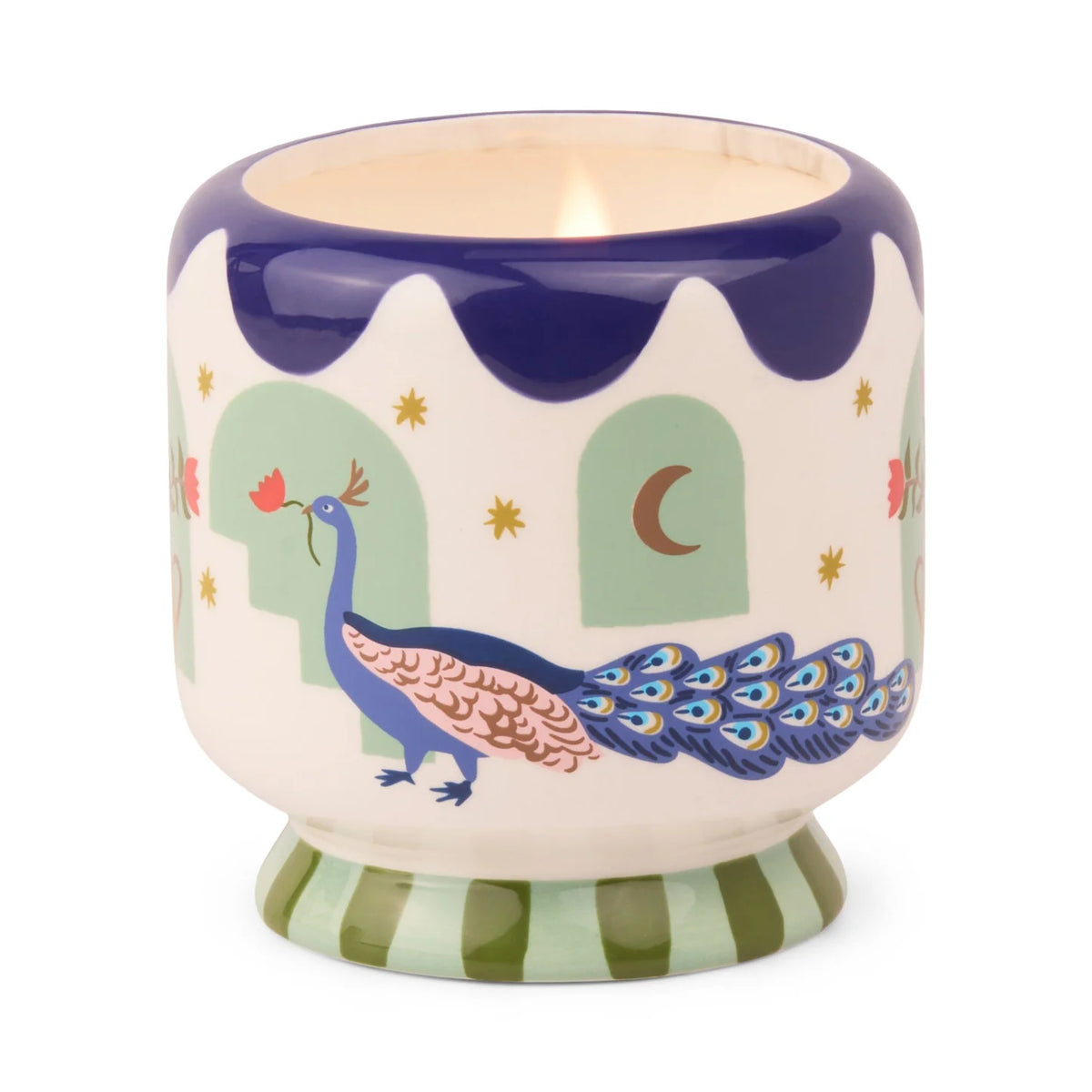 A DOPO 8 OZ CANDLE "PEACOCK"