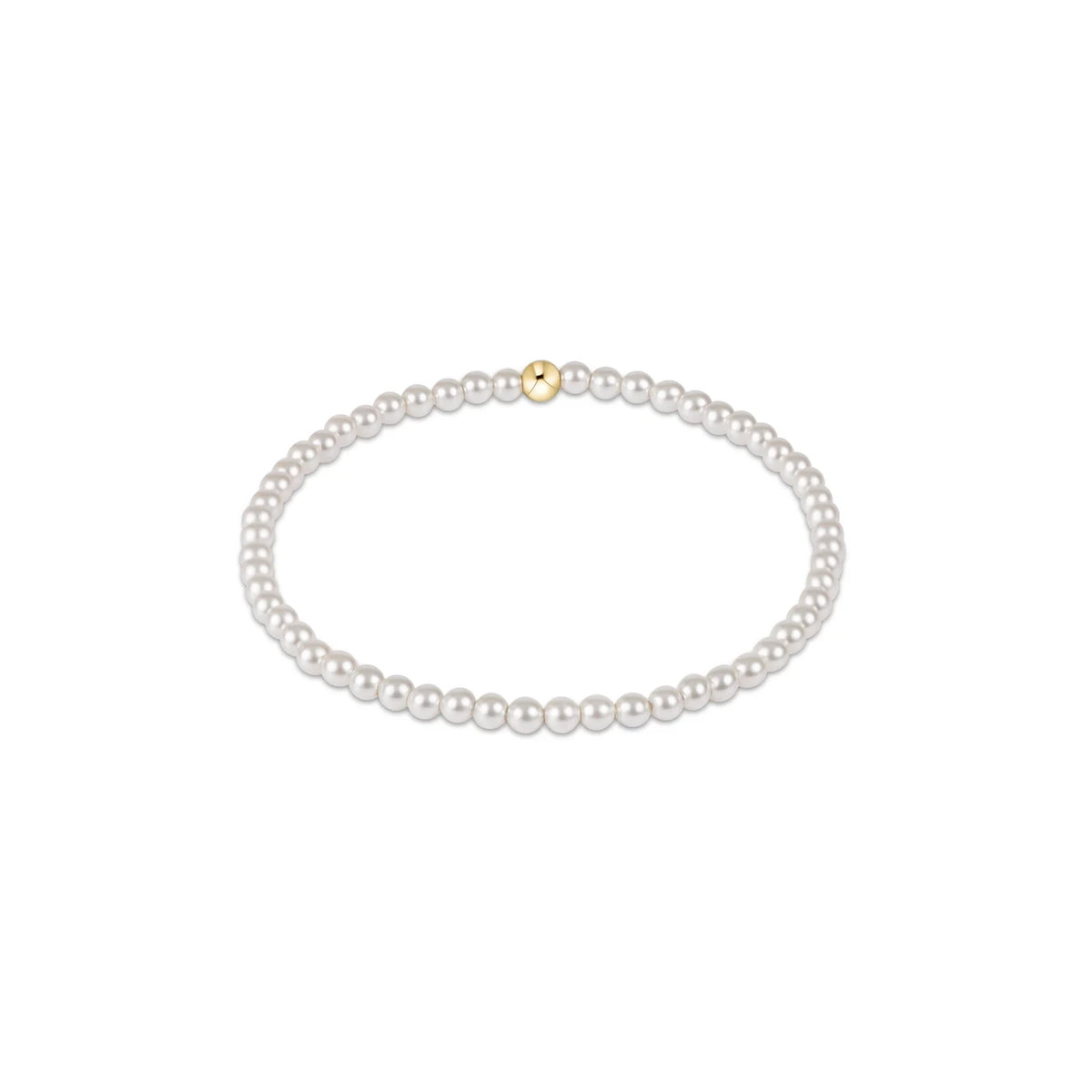 Classic Pearl 3mm Bead Bracelet