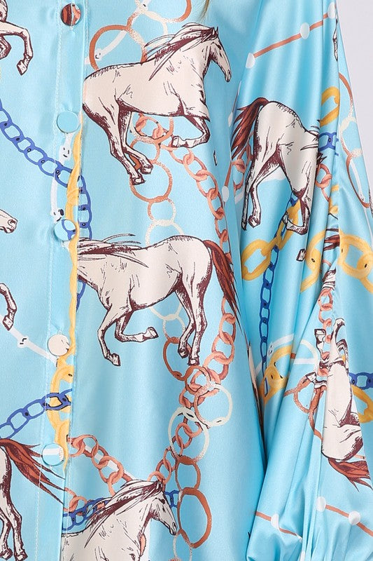 SADDLE UP BLOUSE