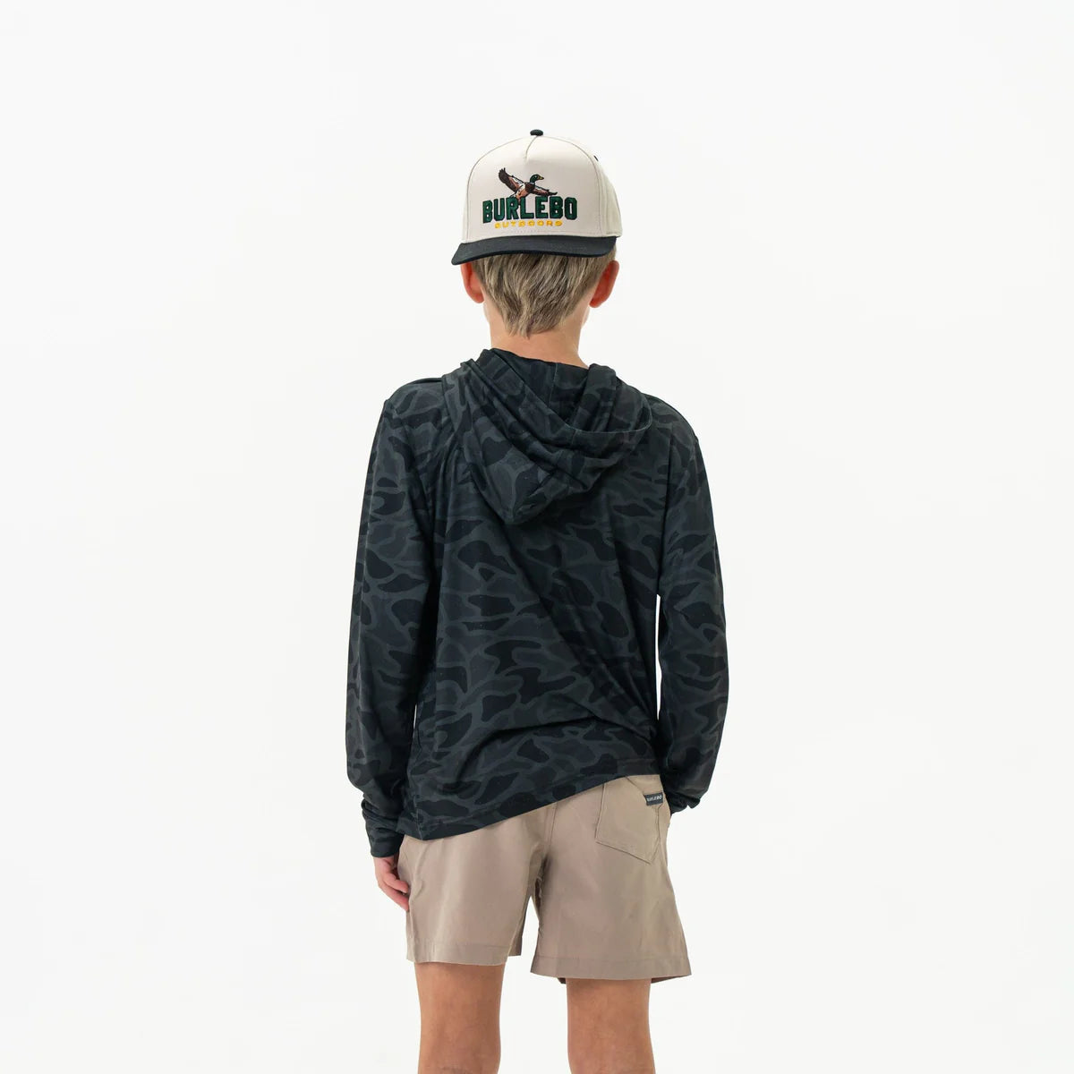 Youth - Performance Hoodie - Black Camo Large (10-12)