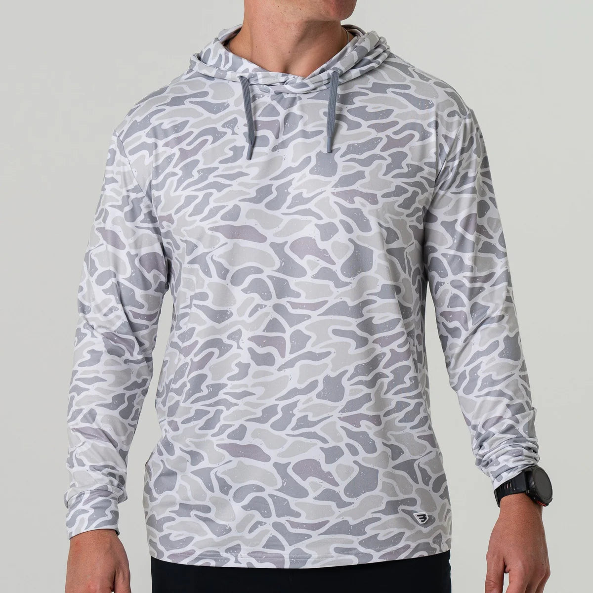Performance Hoodie - White Camo Large