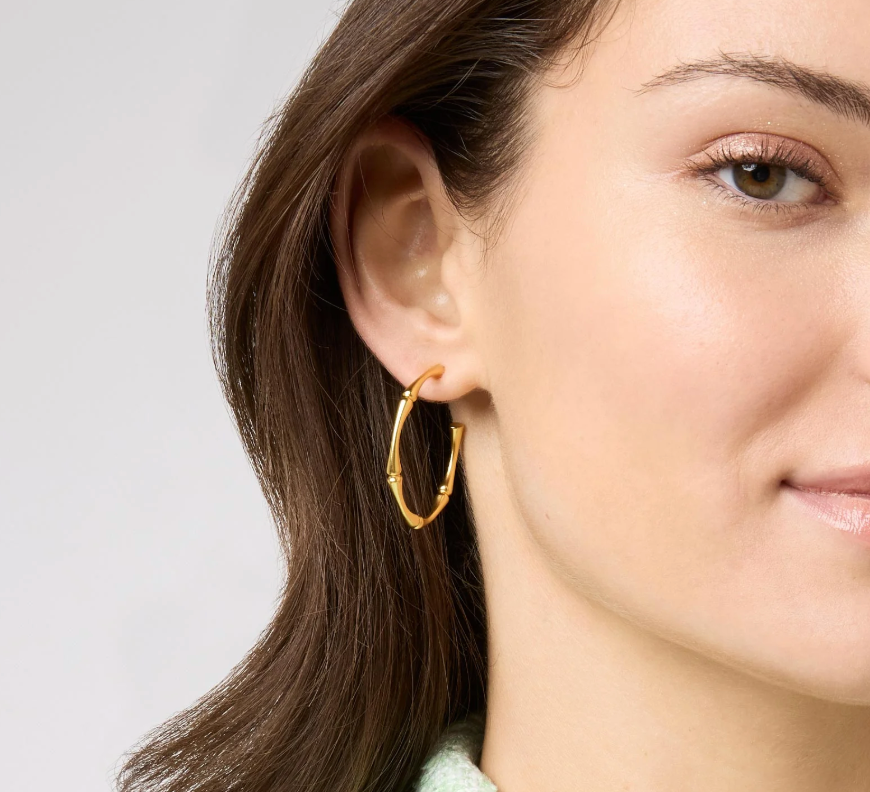 Bamboo Hoop-Gold-M