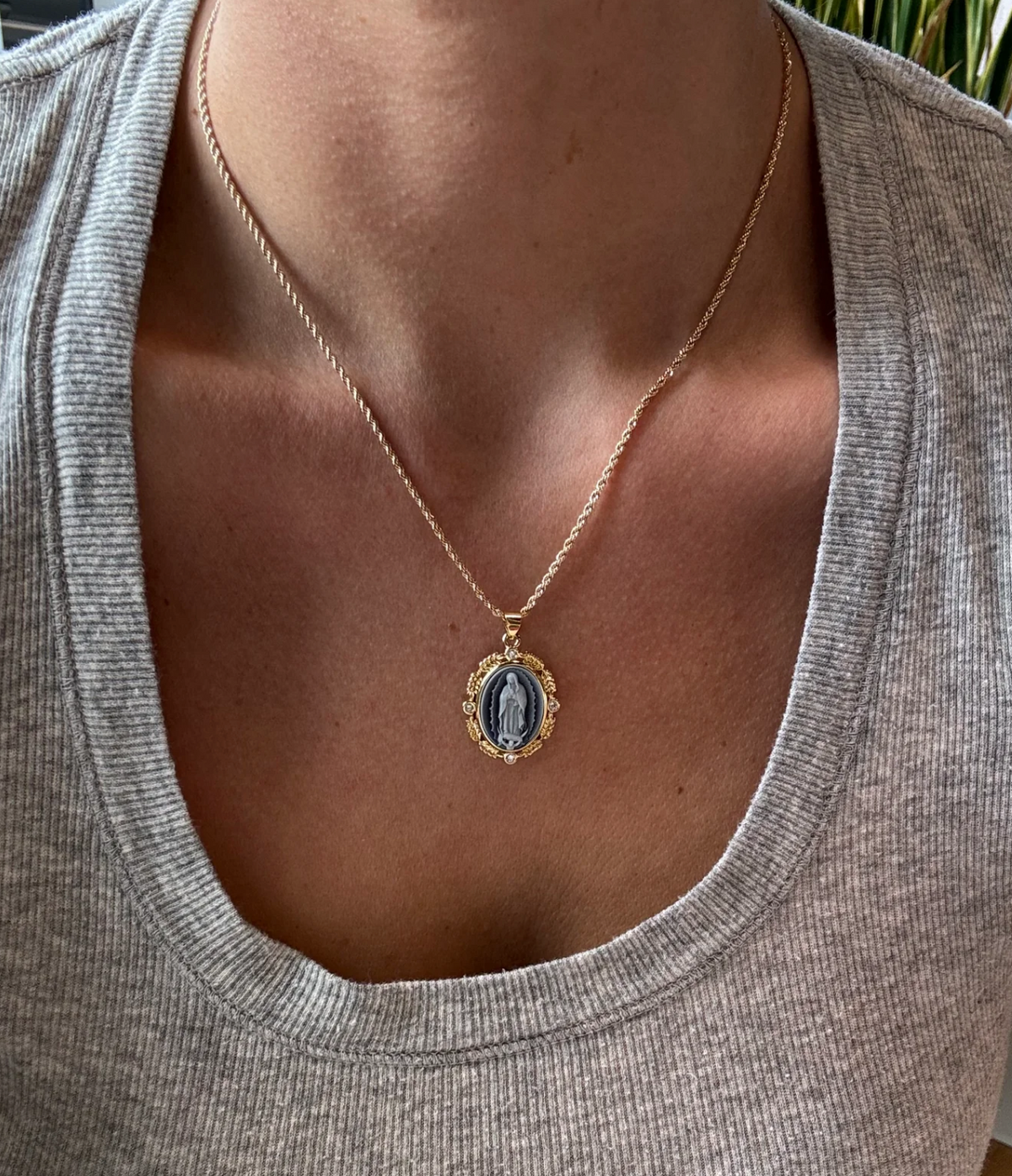 French Blue Cameo