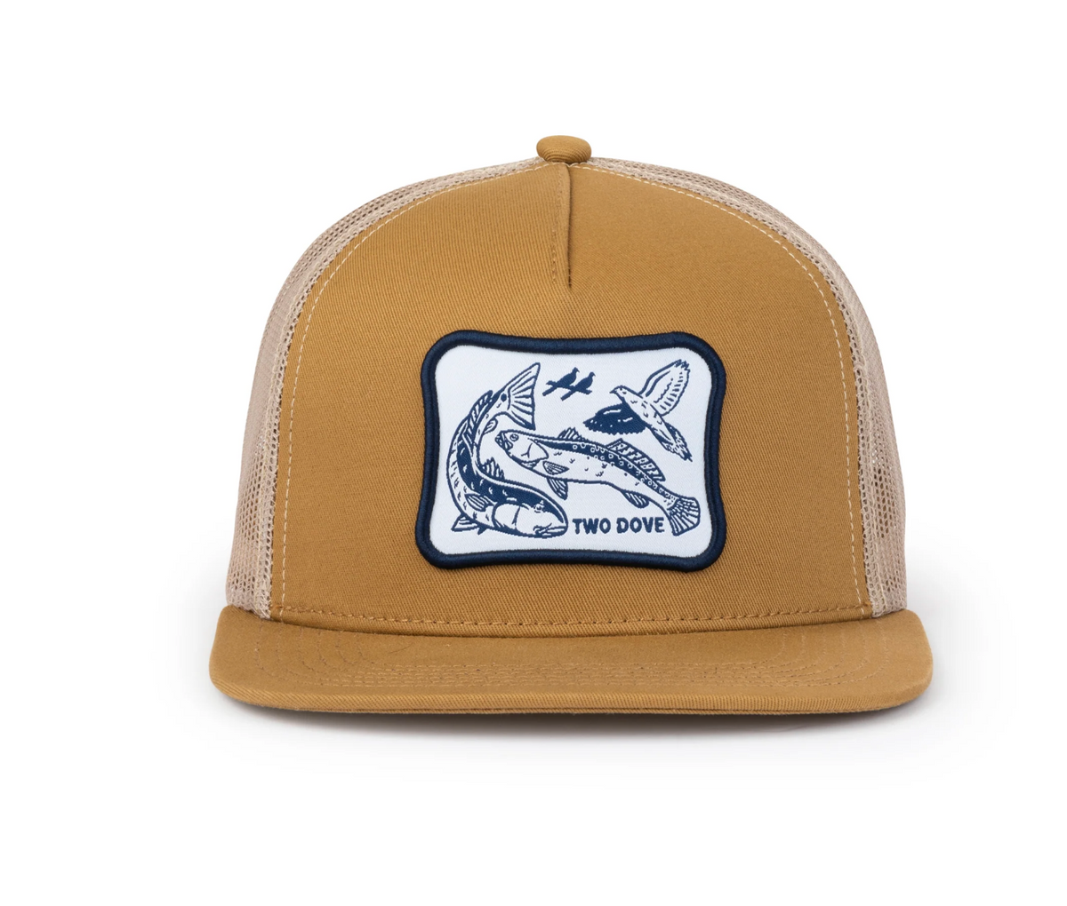 Triple Slam Patch Trucker Cap - Tobacco