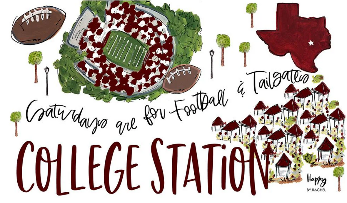 Saturdays in College Station Mega Mug (40oz)