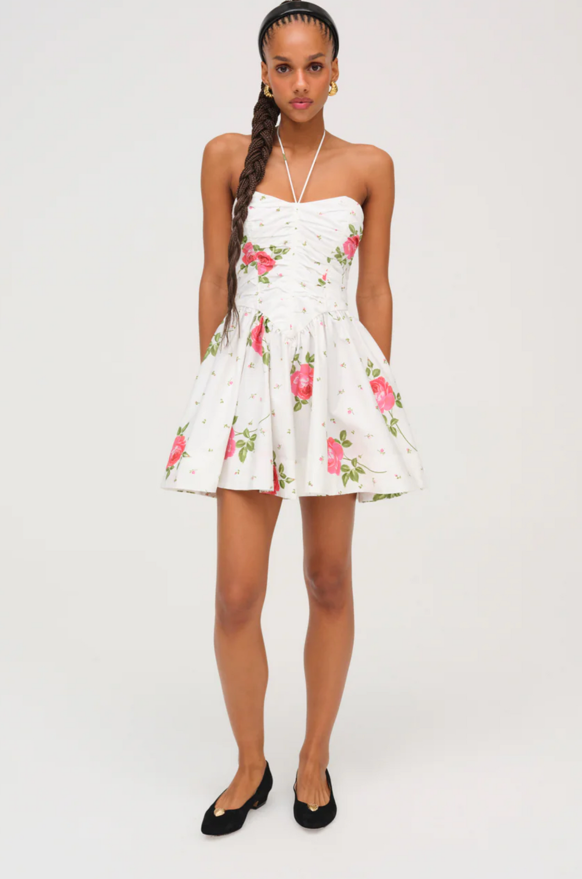 ROSEBUD CORSET MINI DRESS