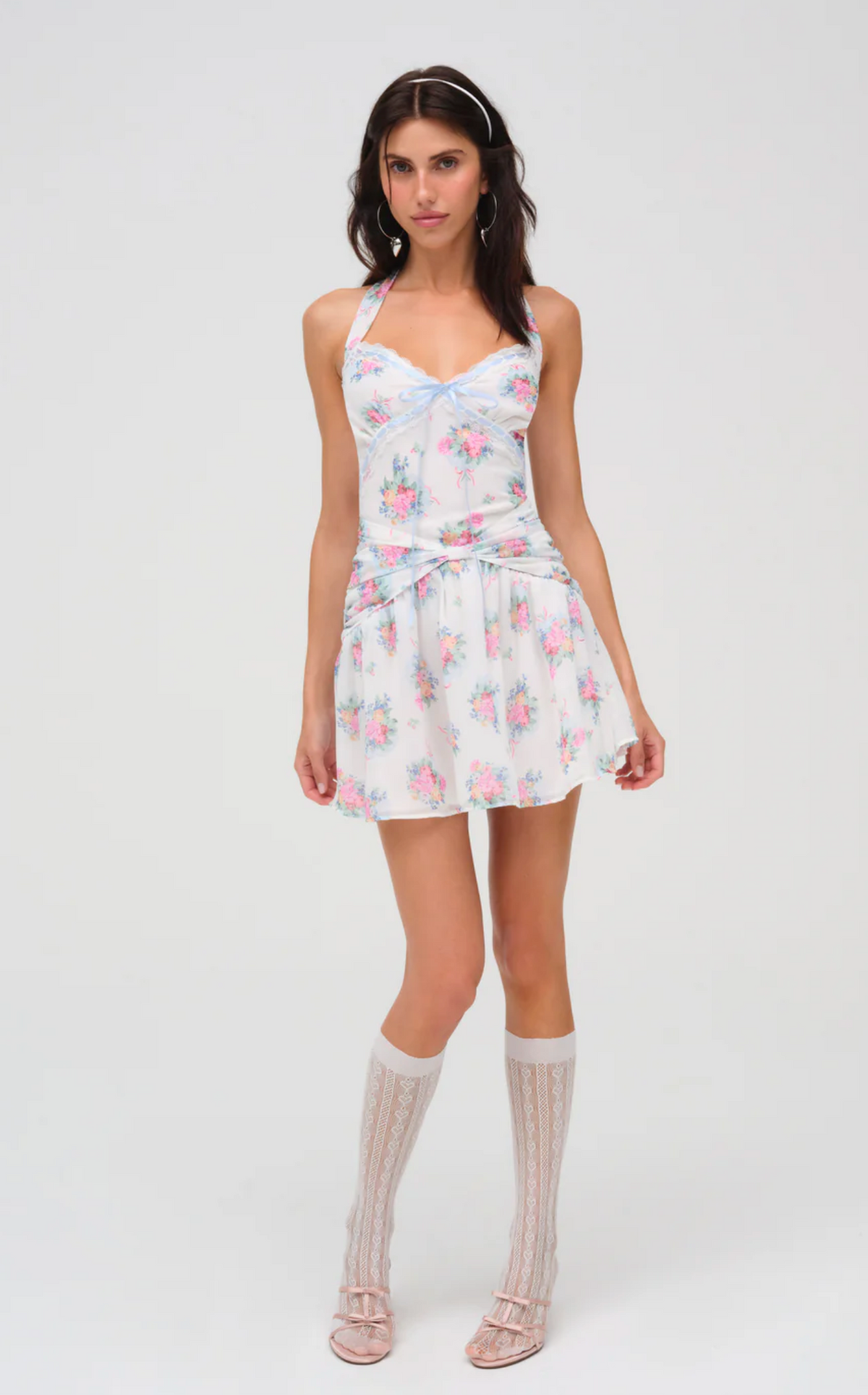 DOILY BOUQUET MINI DRESS