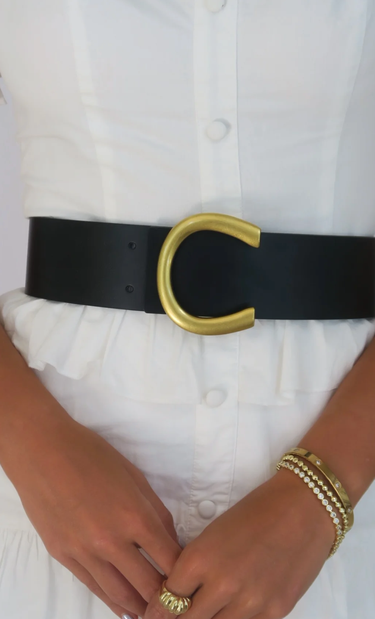 Horseshoe Belt - Black