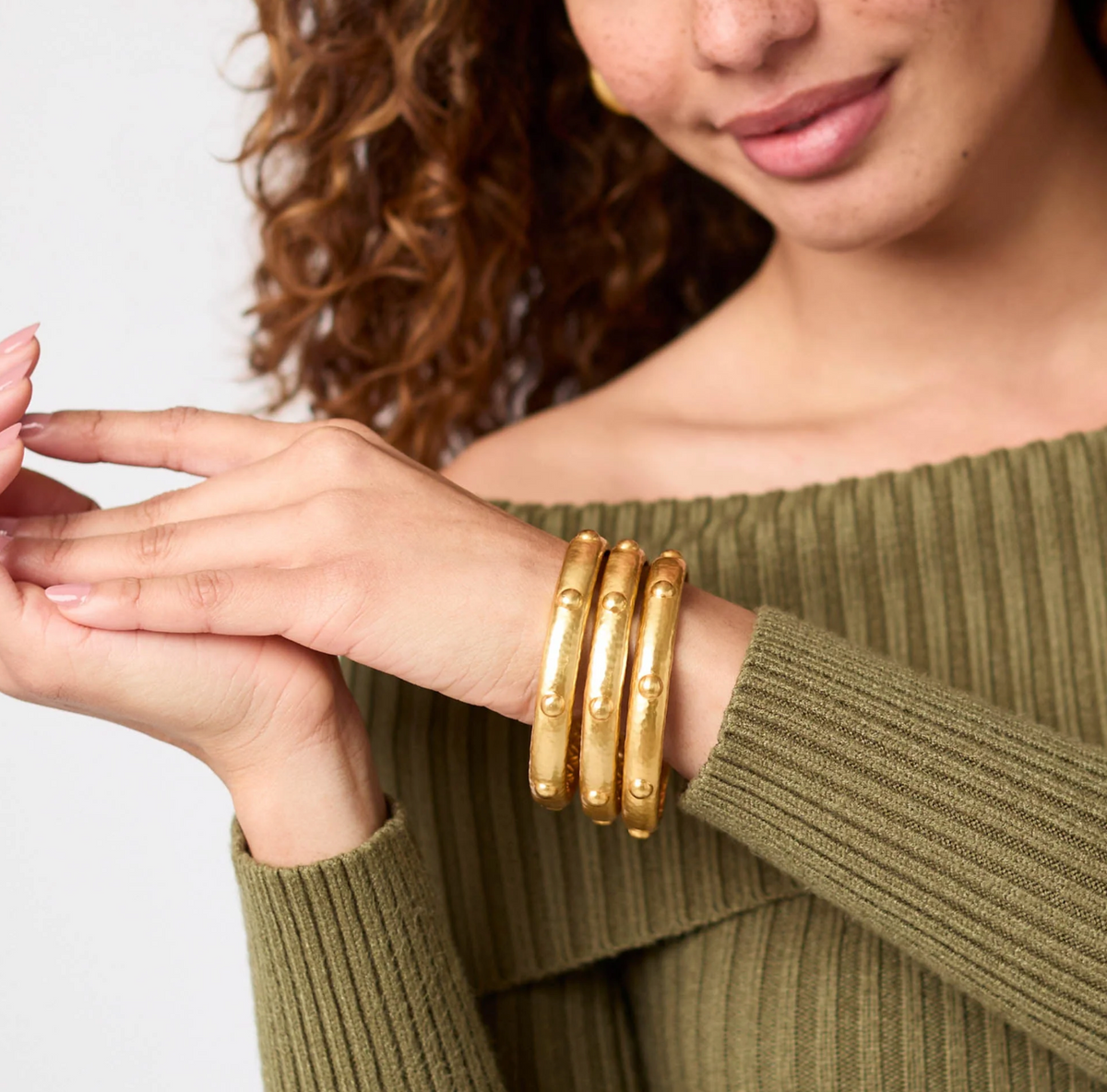 Solara Bangle-Gold-L