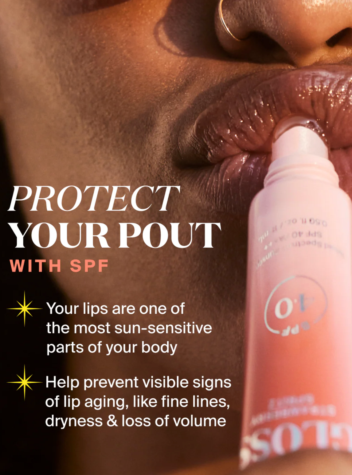 Glow Gloss Lip Balm SPF 40 Strawberry Spritz