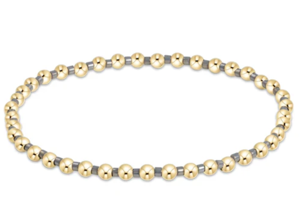 HOPE GRATEFUL BRACELET - METALLIC OYSTER