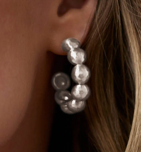 Solara Nova Hoop-Silver-M