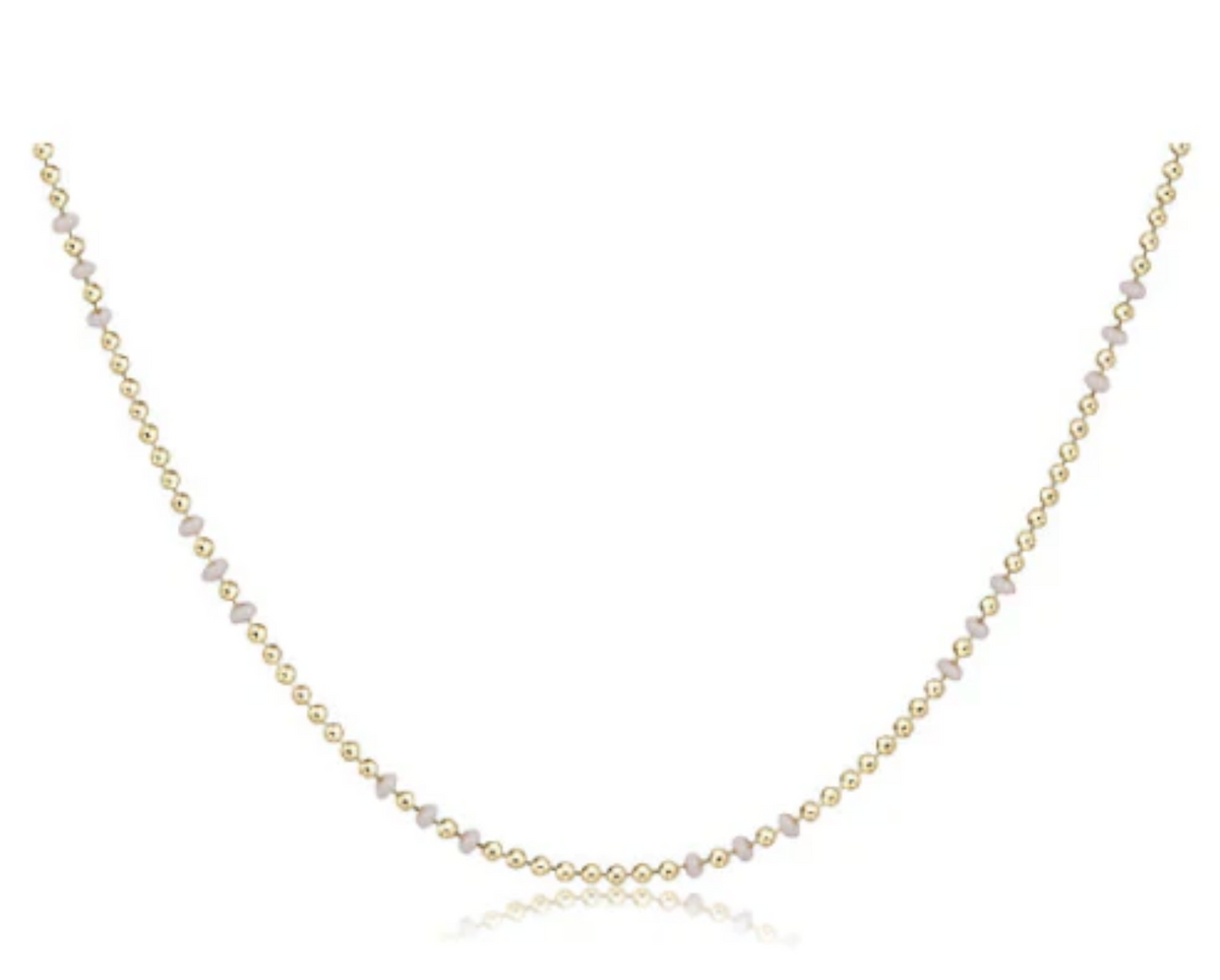 15" Choker Hope Joy - Off-White