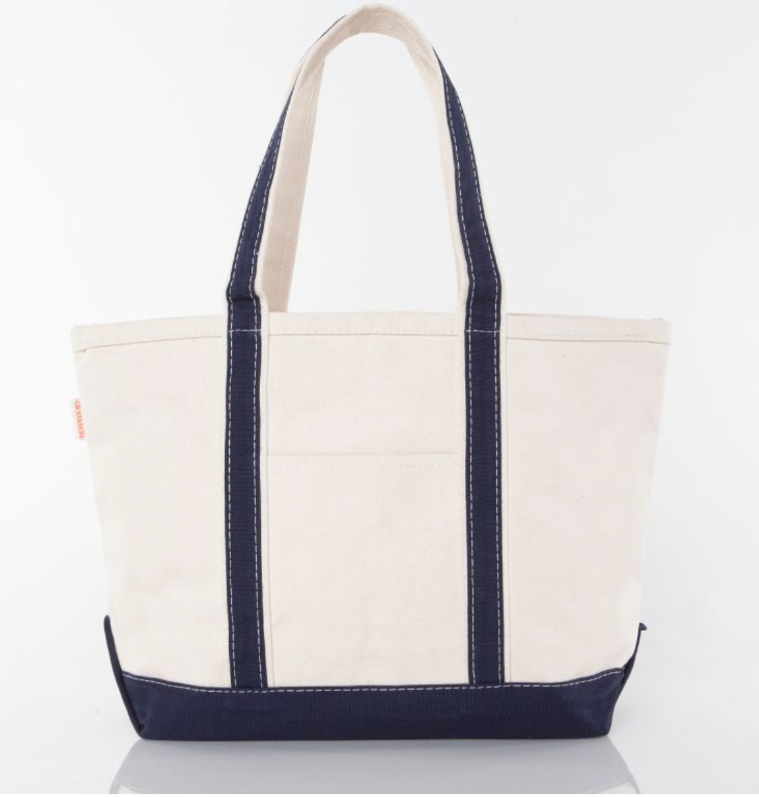 Personalized Medium Classic Tote Navy