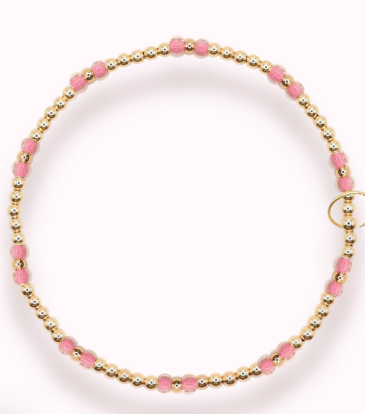 Rose Pink Hazel Bracelet - Standard 6.75 inch
