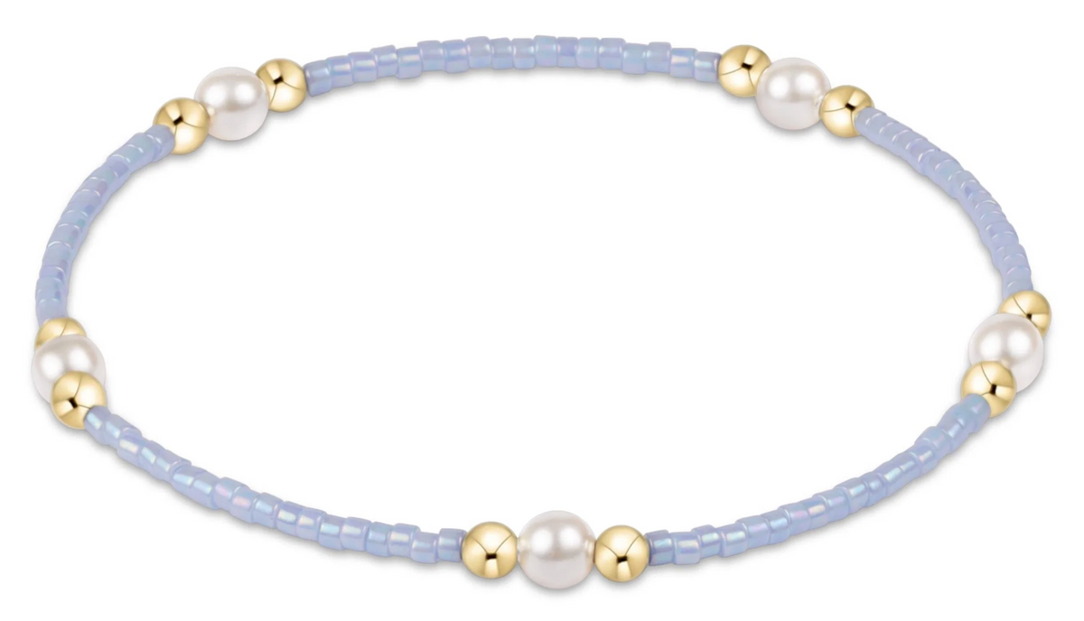 Hope Purpose Pearl Bracelet - Ocean Mist