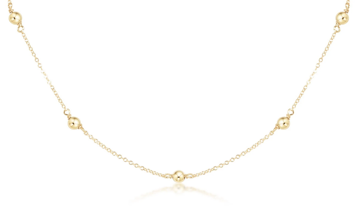 15" Choker Simplicity Chain Gold - Classic Gold 4m