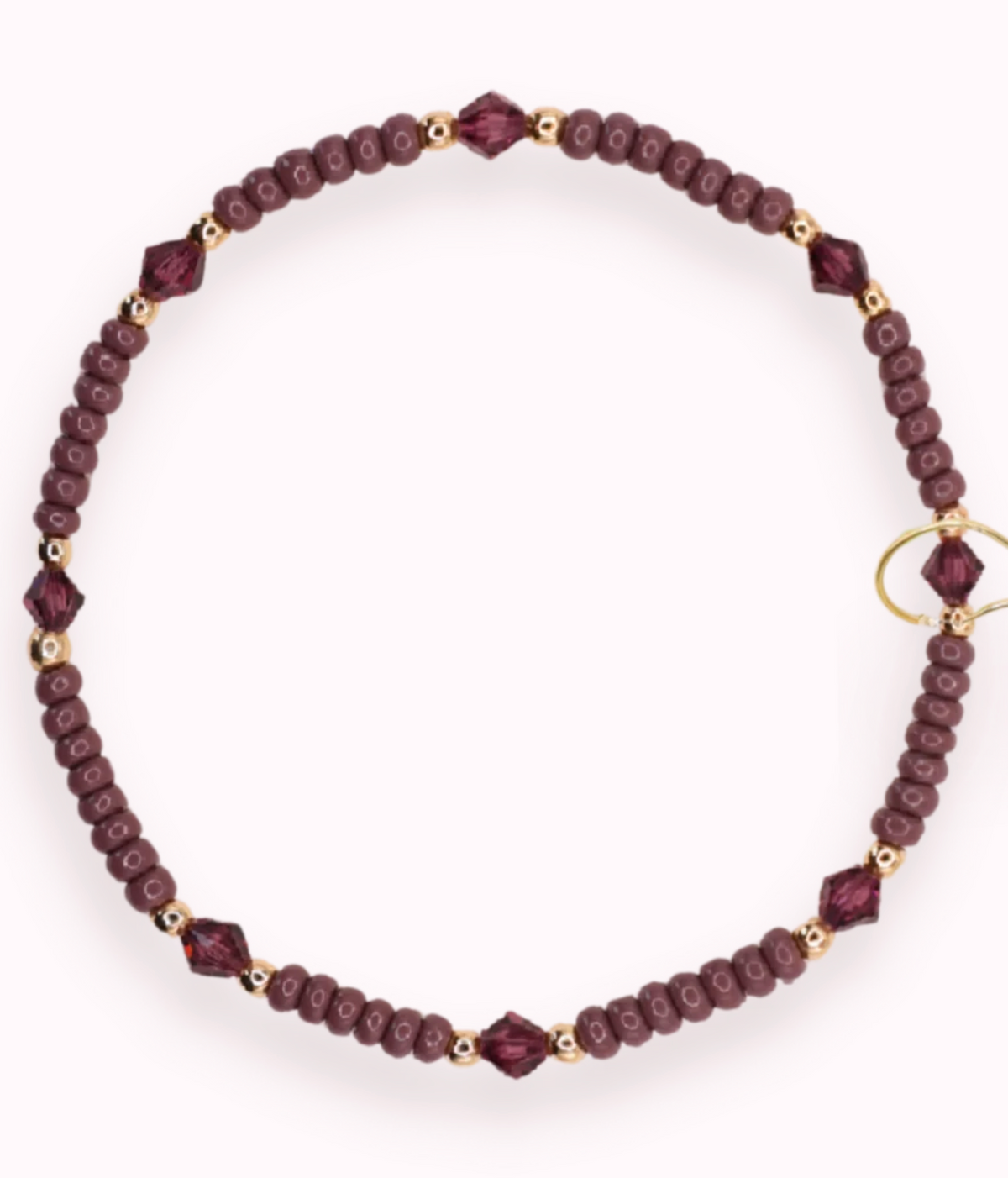 Eleanor Bracelet in Plum