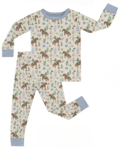 LS/P 2PC PJs - Saddle Up, Cowboy 2T