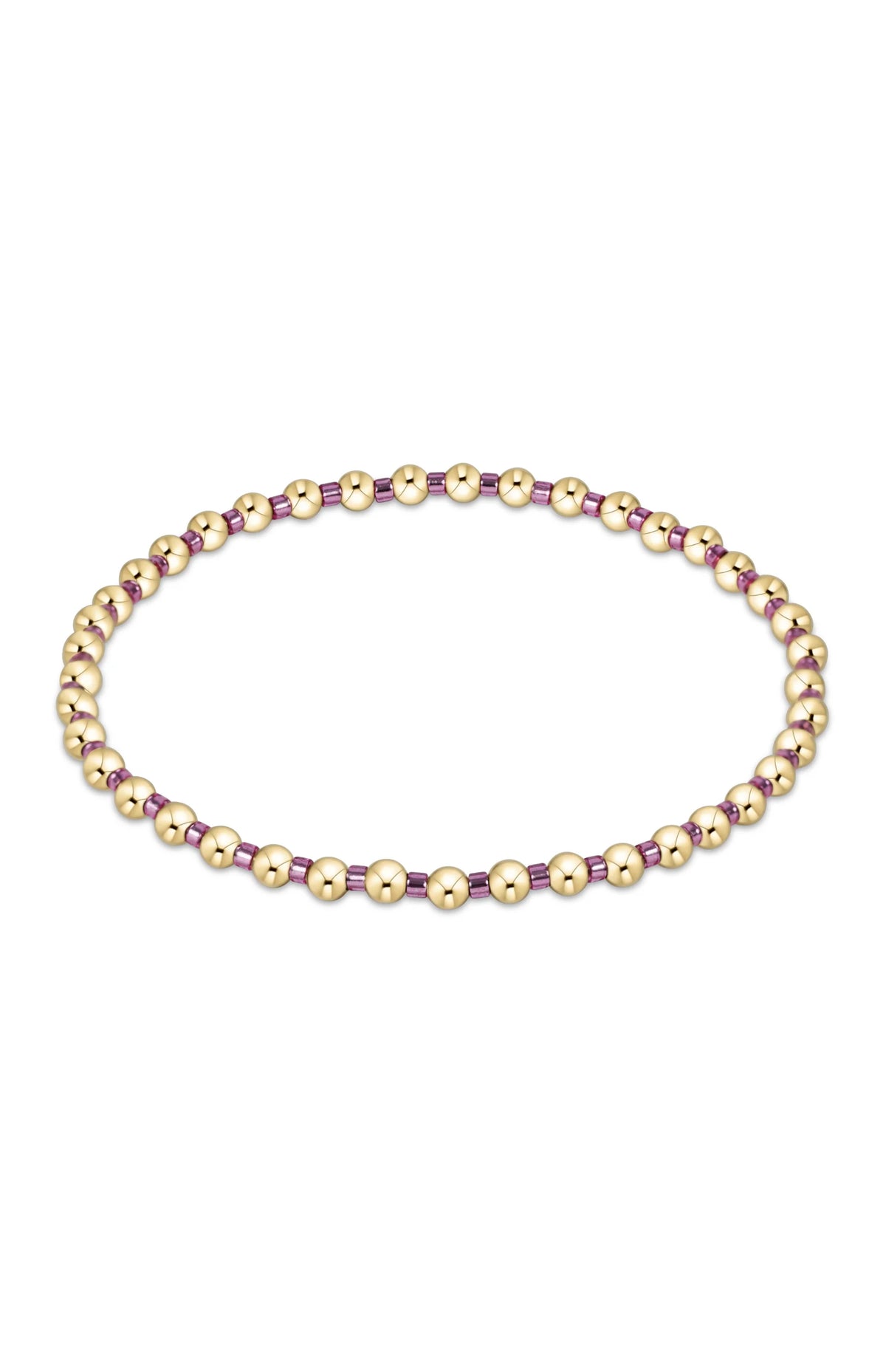 Hope Grateful Bracelet - Pink Metallic