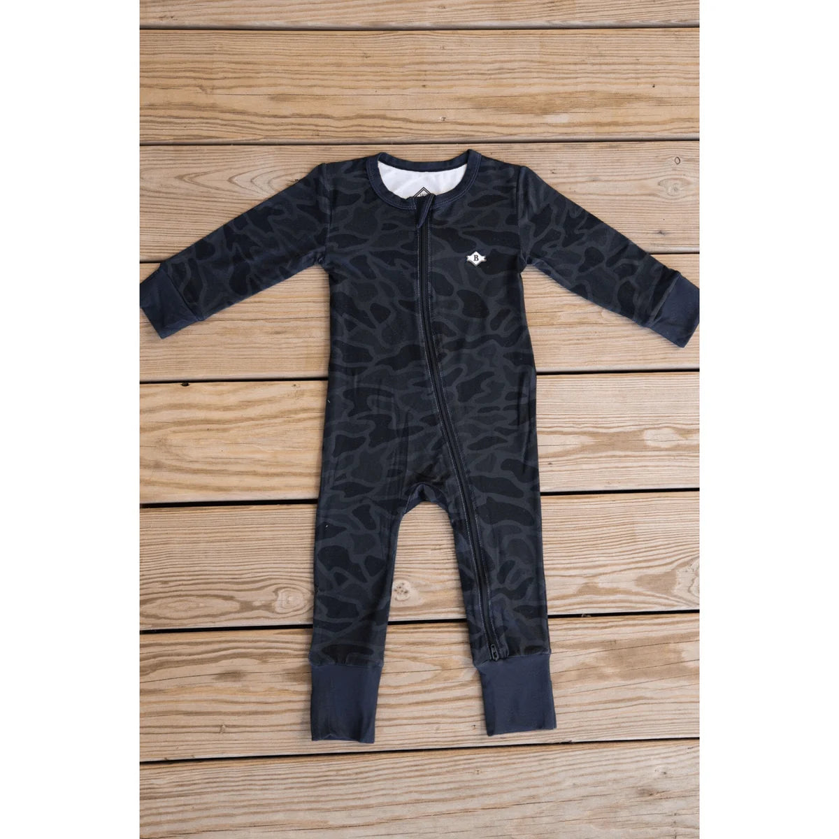 Baby Zip Up - Black Camo 6/12M