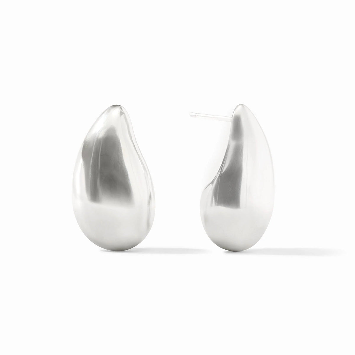 Wave Earring-Silver-S