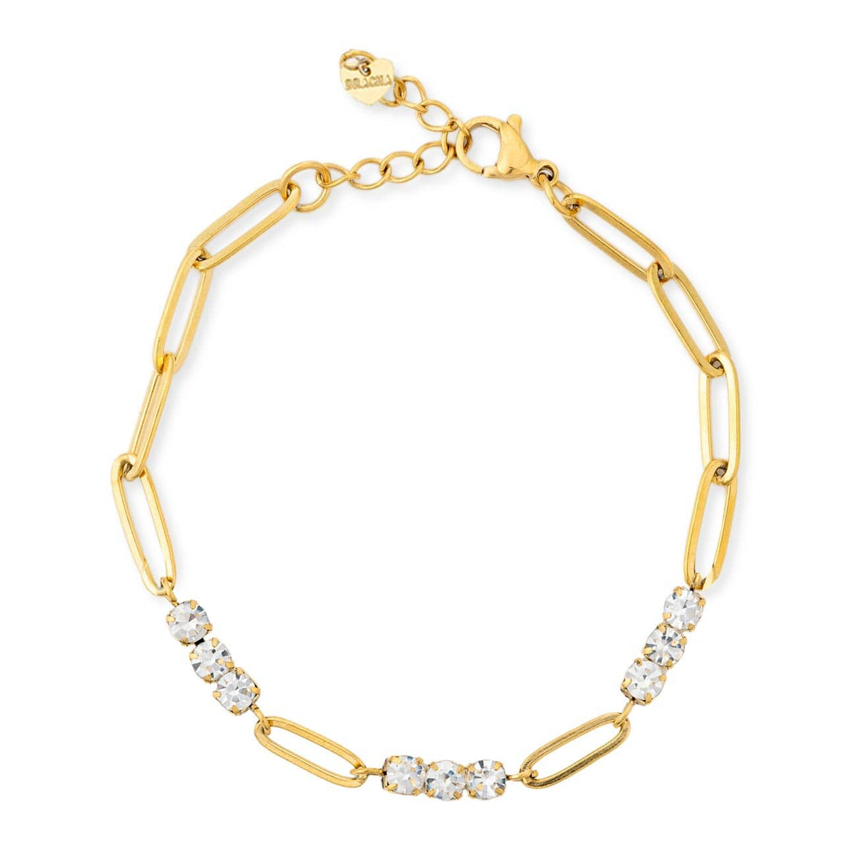 IVY LINK 3 STONE BRACELET - B-178