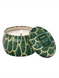 Noble Fir Garland Mini Tin Candle