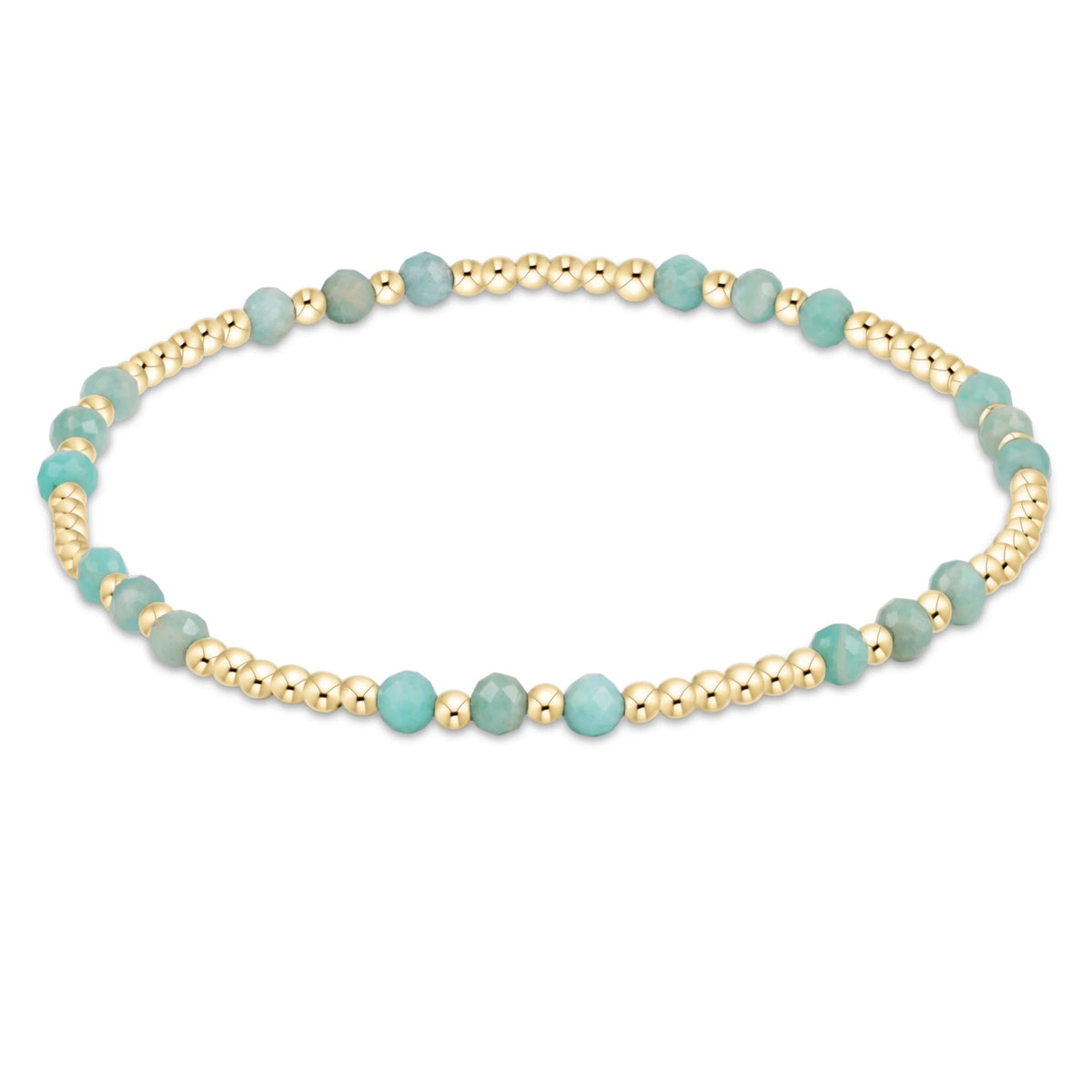 Joy Gem 3mm Bracelet - Amazonite