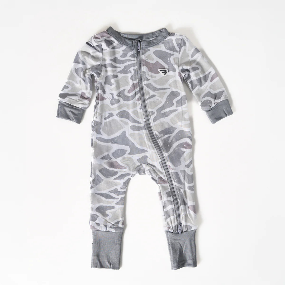 Baby Zip Up - White Camo 6/12M