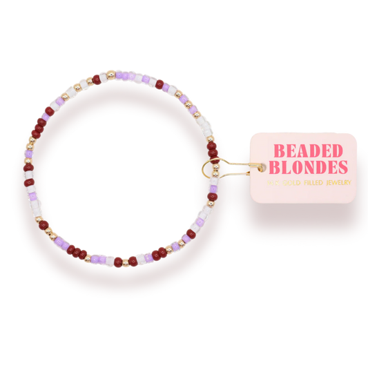 Lavender Dreams Sprinkle Bracelet Standard 6.75 inch