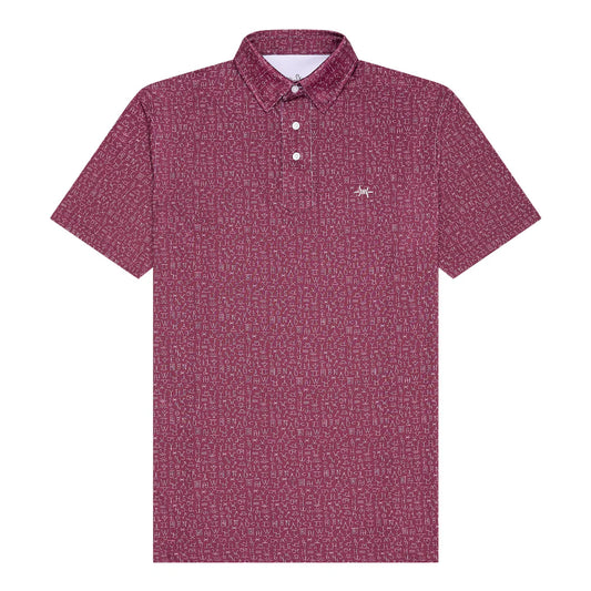 CHISHOLM TRADITIONS POLO MAROON XL