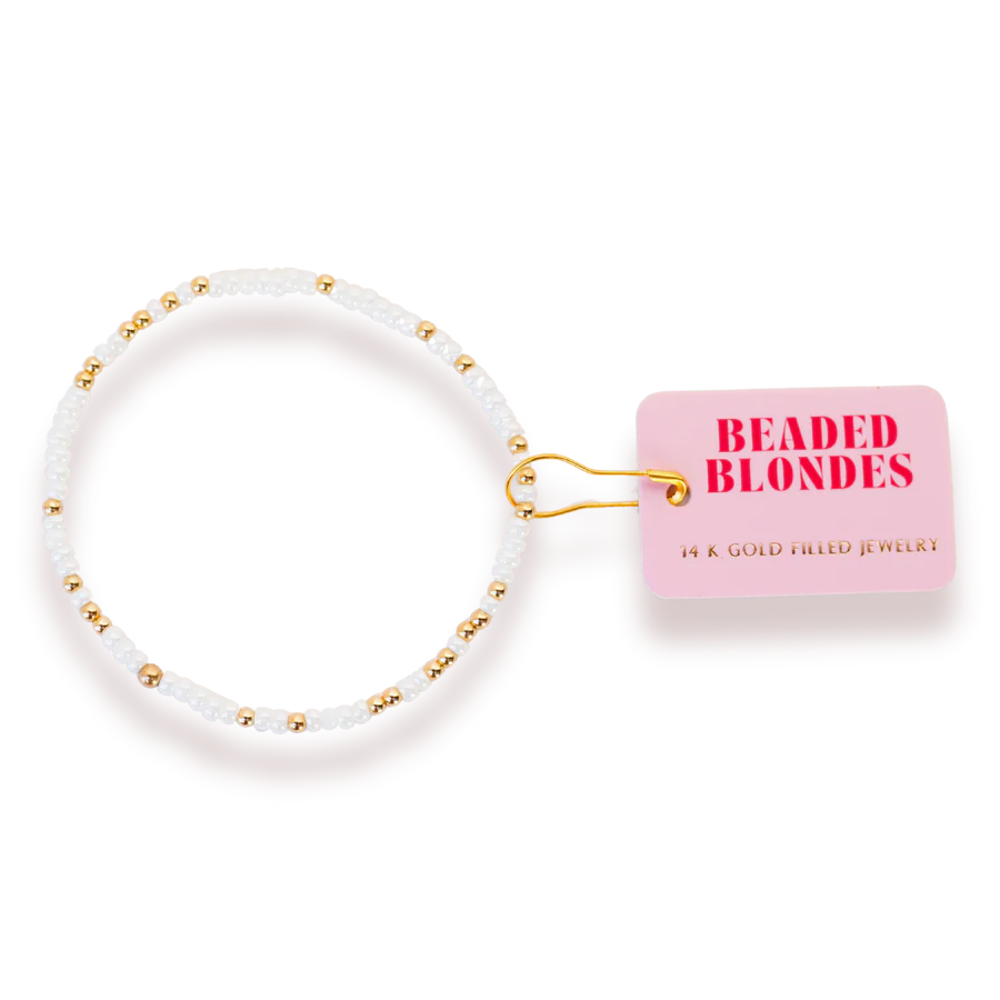 White Sprinkle Bracelet