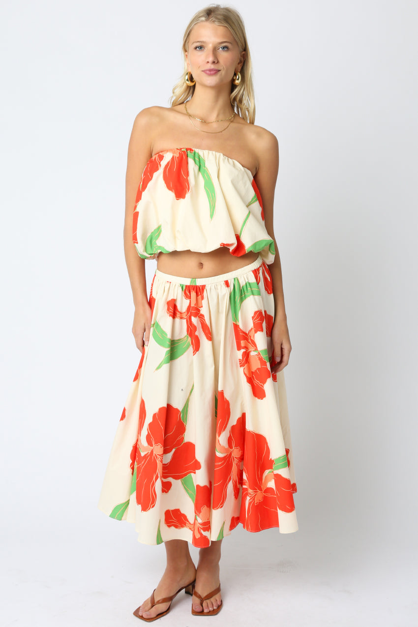LILLY FLORAL SKIRT