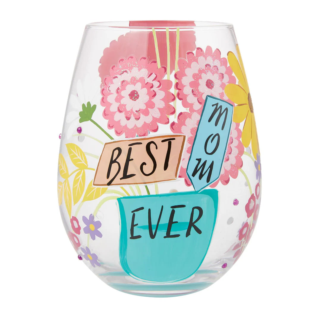 LOLITA Stemless Wine Glass Best Mom Ever