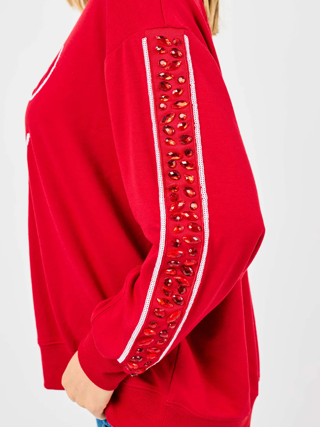 Sweatshirt Millie PP Crimson/White S