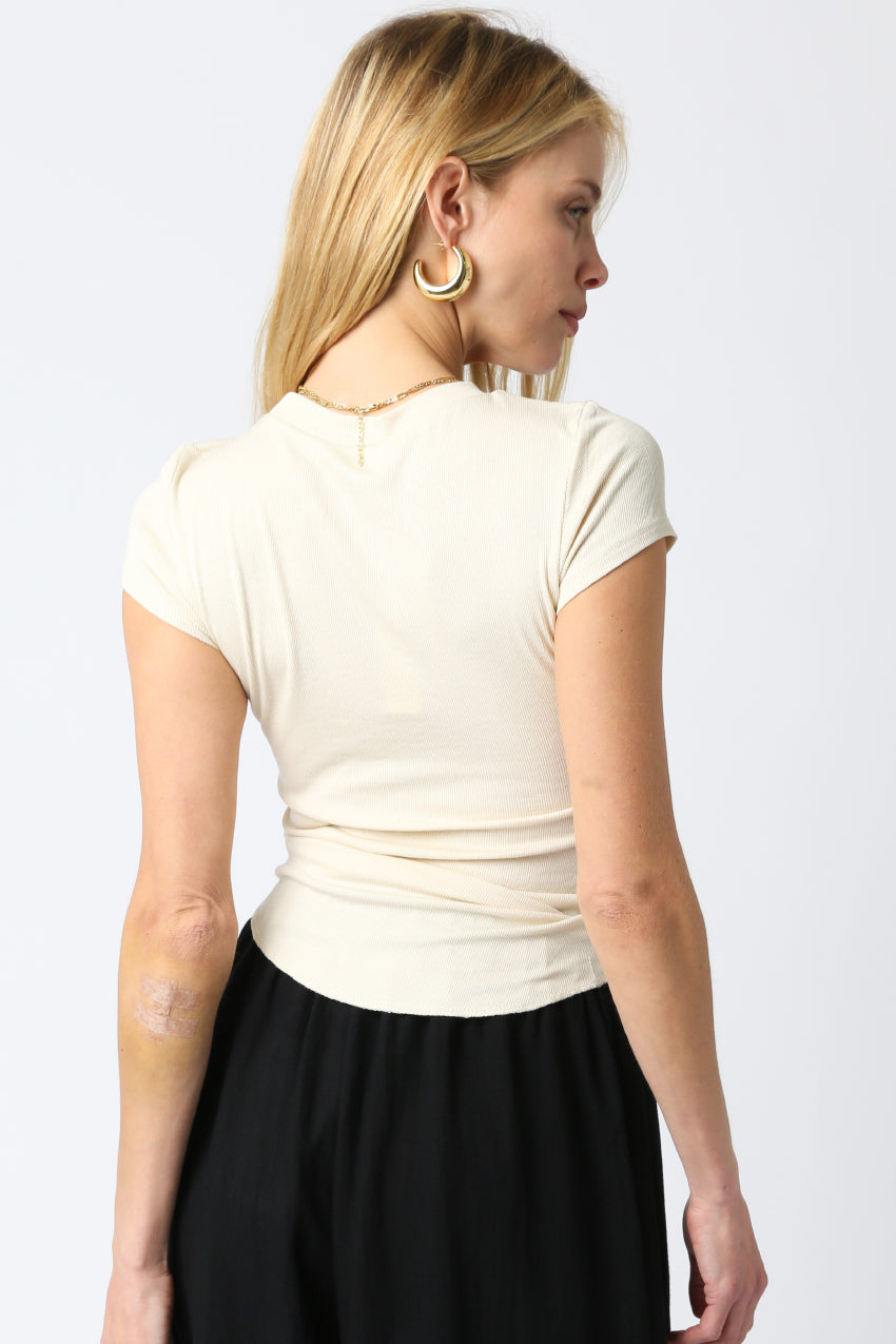 RIBBED CAP SLEEVE BODYCON