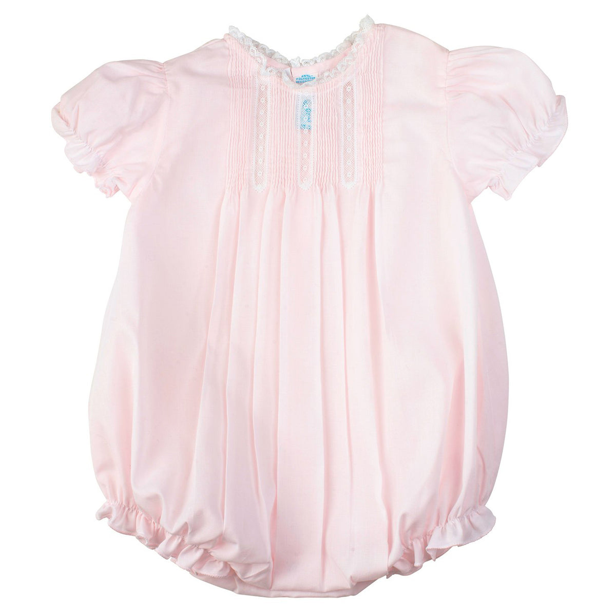 PINTUCKS AND LACE BUBBLE