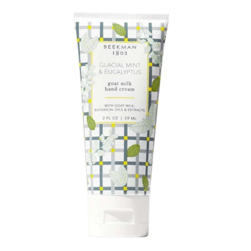 GLACIAL MINT & EUCALYPTUS: 2OZ HAND CREAM, 2OZ BODY
