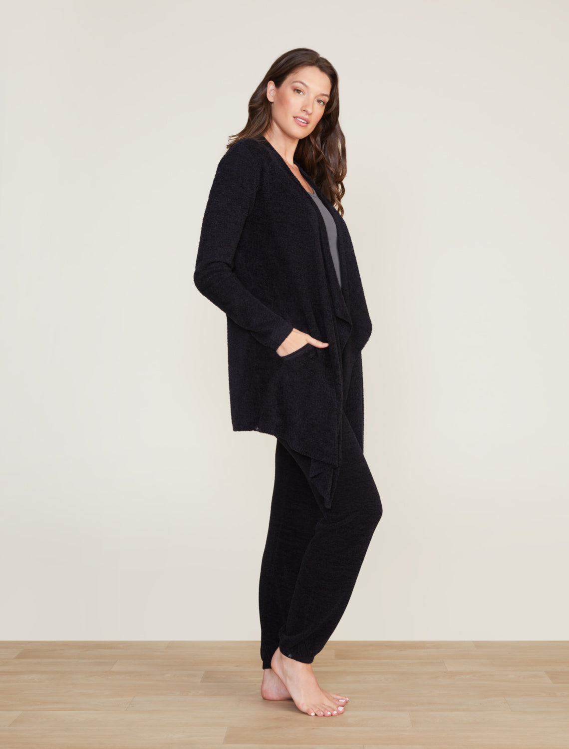 COZYCHIC LITE ISLAND WRAP BLACK BLACK S-M