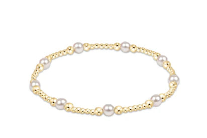 Purpose Pearl 4mm Gold Bracelet