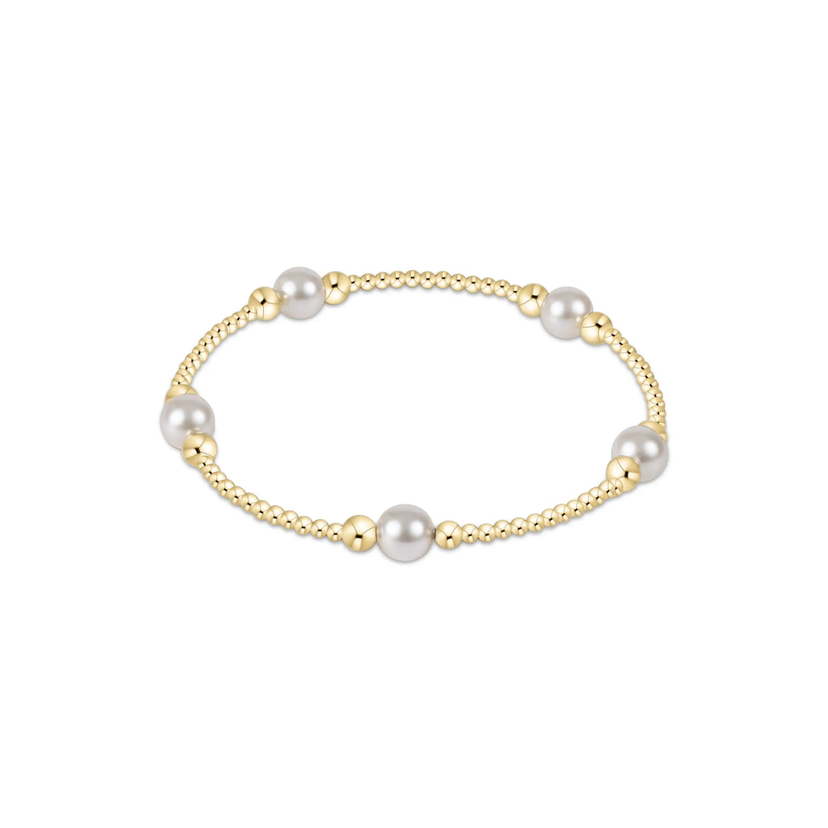 Purpose Pearl 6mm Gold Bracelet