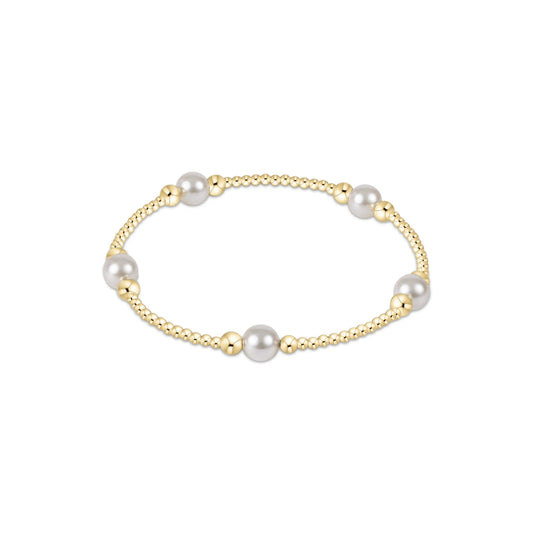 Purpose Pearl 6mm Gold Bracelet