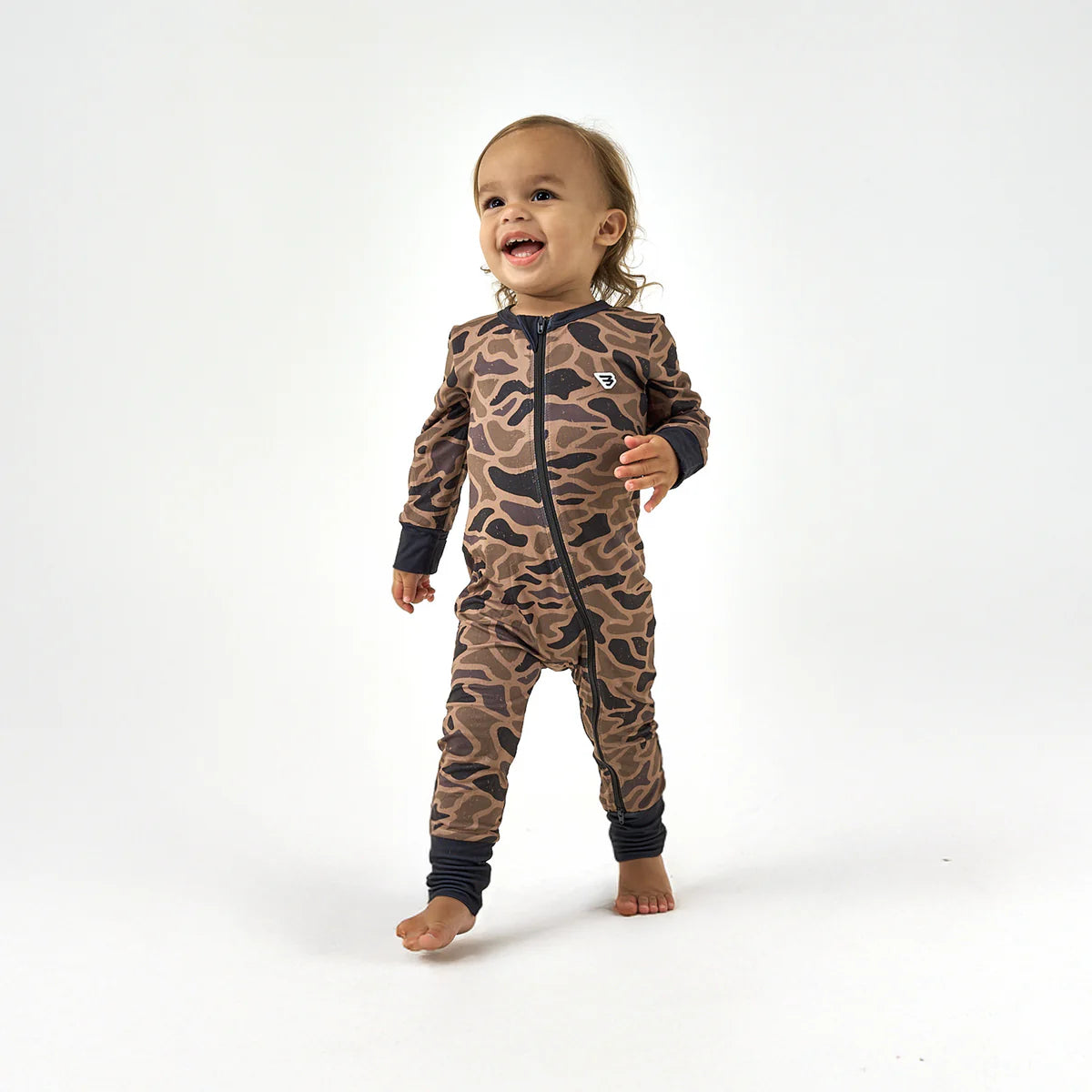 Baby Zip Up - Gauge Camo 0/3M