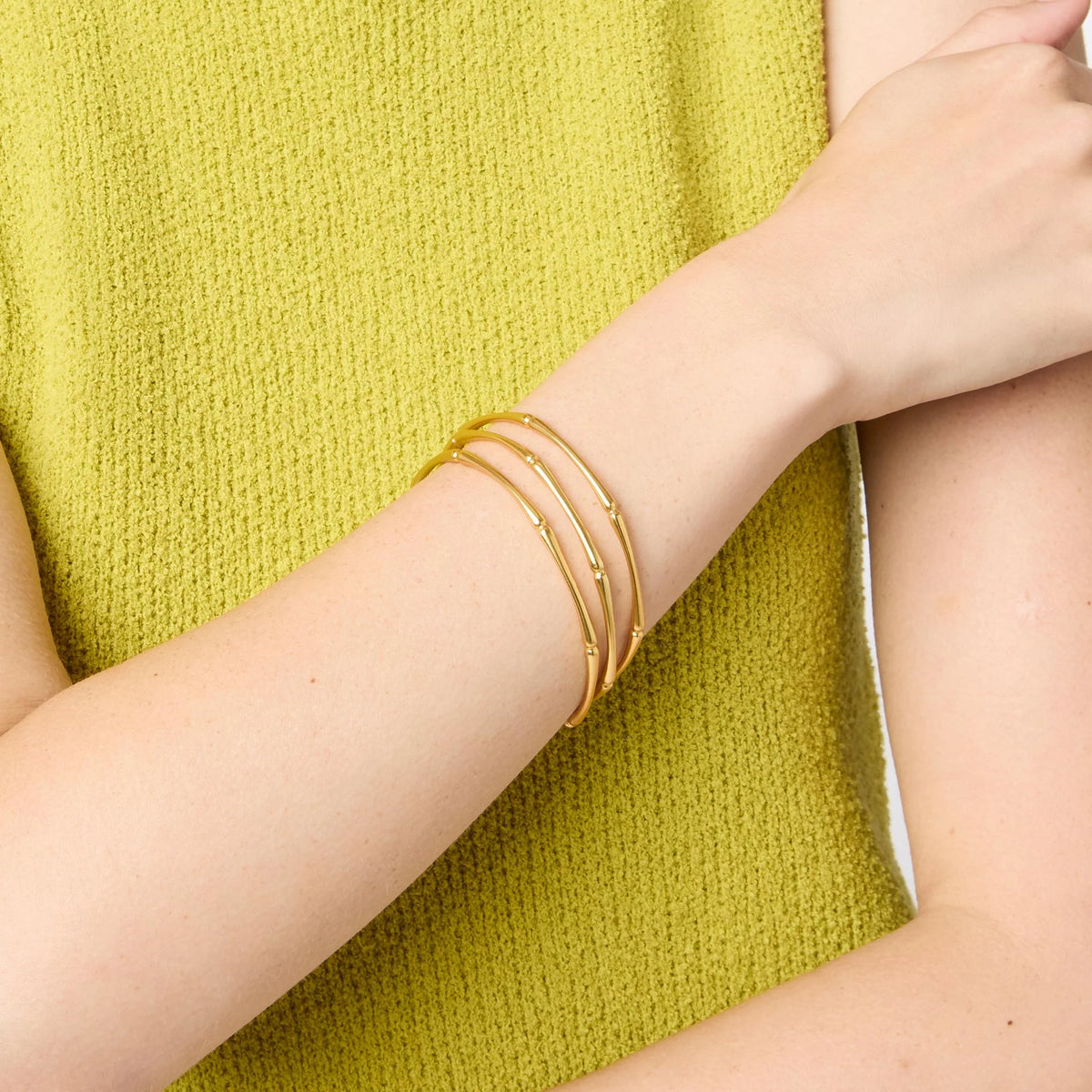 Bamboo Bangle Gold M