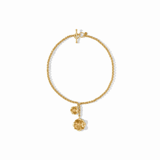 Bloom Lariat Necklace Gold